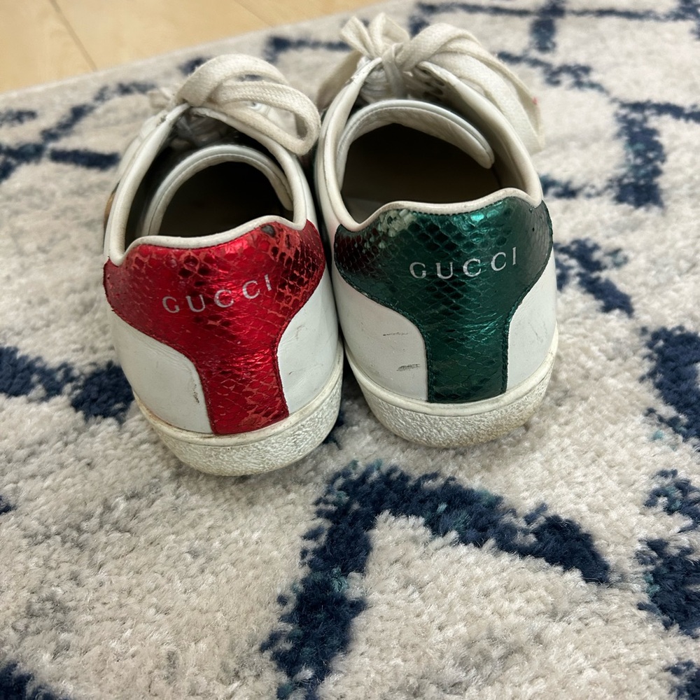 Gucci Ace Sneakers 💚❤️ - Picture 6 of 8